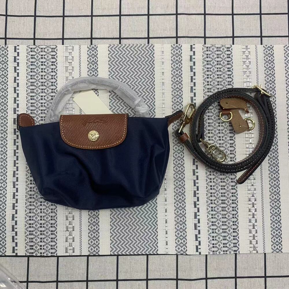Longchamp Navy blue Mini Crossbody Baga
